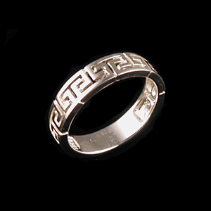 Sterling Silver Cutout Ring